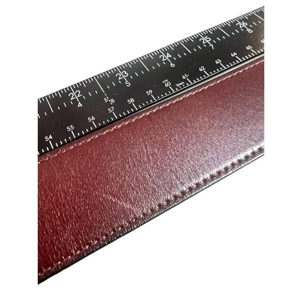 WOLFANT Brown Full Grain Leather Belt 59” Length